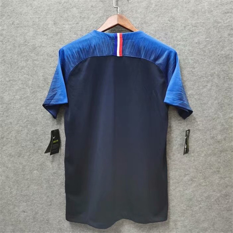 FRANCE 2018 SOCCER JERSEY HOME BLUE FOOTBALL SHIRT - Click Image to Close