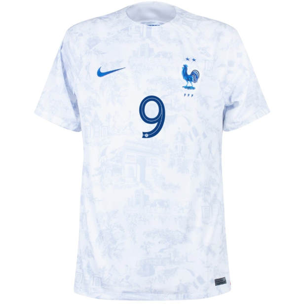 World Cup 2022 France Away Giroud Soccer Jersey Football Shirt - Click Image to Close