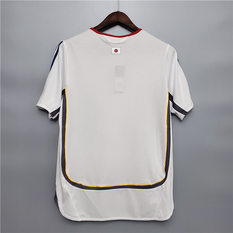 Japan 2006 Away White Retro Soccer Jersey Football Shirt - Click Image to Close