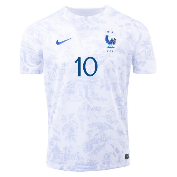 World Cup 2022 France Away MBAPPE Soccer Jersey Football Shirt - Click Image to Close