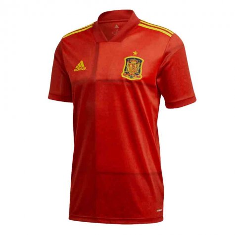 Spain Euro 2020 Home Red Soccer Jersey Shirt #10 ISCO