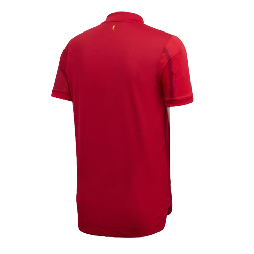 Spain Euro 2020 Home Red Soccer Jersey Football Shirt (Player Version) - Click Image to Close