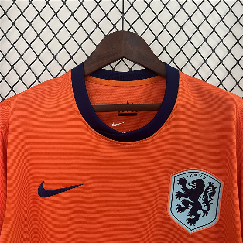 UEFA Euro 2024 Netherlands Soccer Shirt Home Football Shirt - Click Image to Close