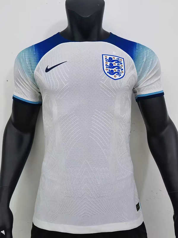 World Cup 2022 England Home Kit Soccer Shirt White Football Shirt (Authentic Version) - Click Image to Close