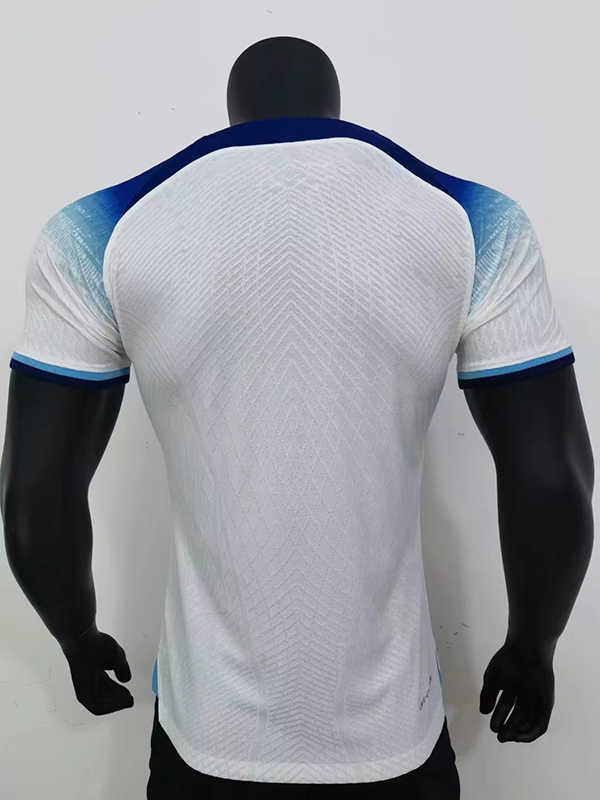 World Cup 2022 England Home Kit Soccer Shirt White Football Shirt (Authentic Version) - Click Image to Close