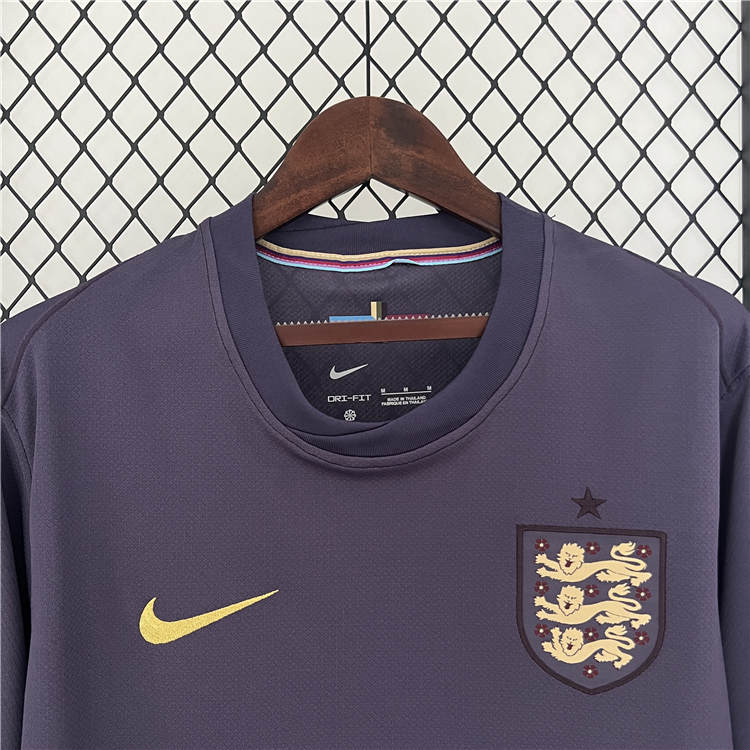 UEFA Euro 2024 England Away Kit Soccer Shirt Navy Blue Football Shirt - Click Image to Close