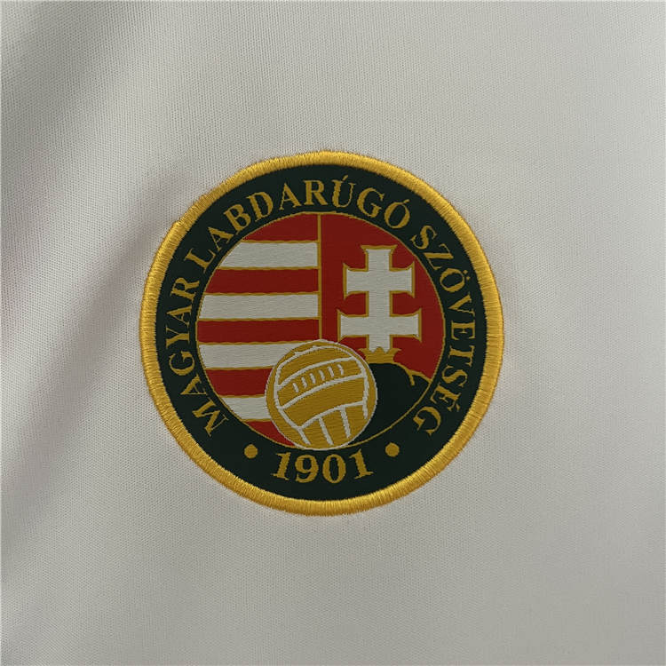 UEFA Euro 2024 Hungary Away White Soccer Jersey Football Shirt - Click Image to Close