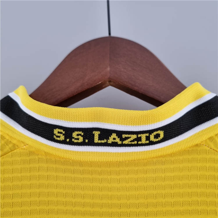 98-00 Lazio Retro Yellow Soccer Jersey Football Shirt - Click Image to Close