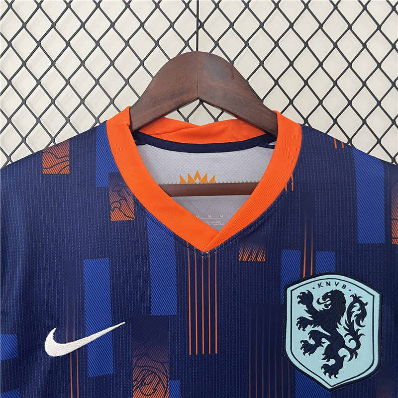 UEFA Euro 2024 Netherlands Soccer Shirt Away Football Shirt - Click Image to Close