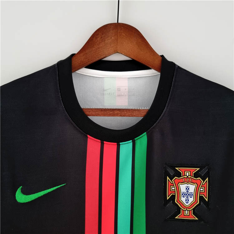 2022 Portugal Concept Black Soccer Jersey Football Shirt - Click Image to Close