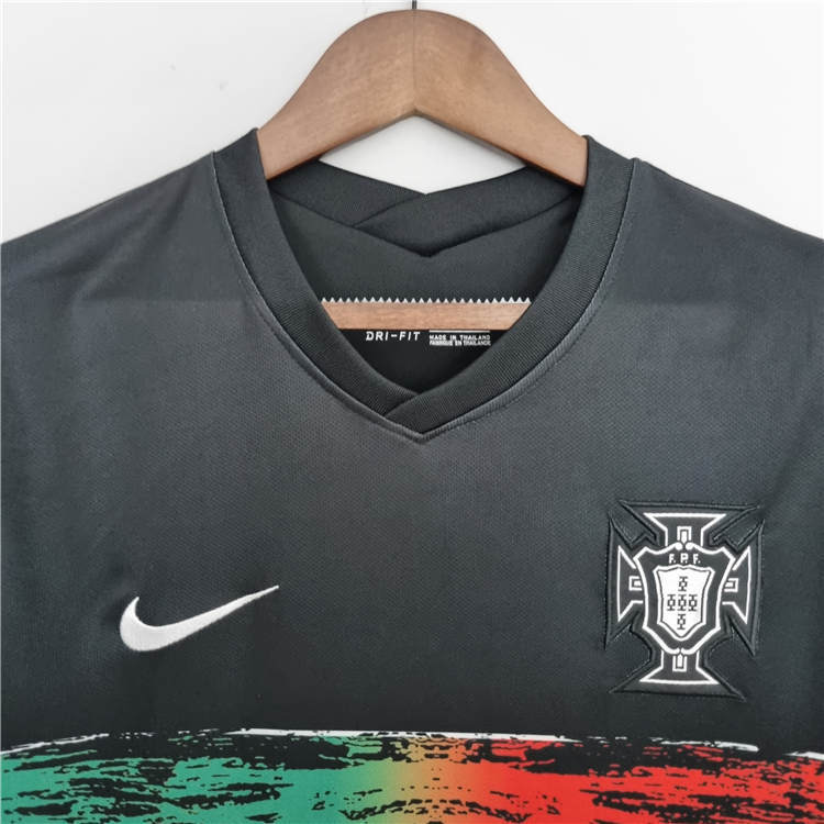 2022 Portugal Training Black Soccer Jersey Football Shirt - Click Image to Close