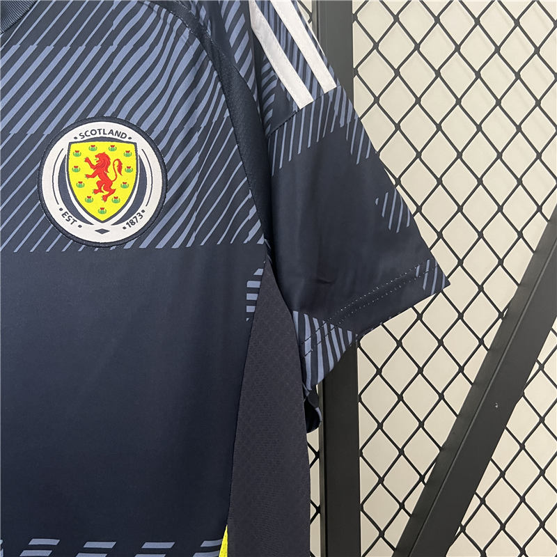 Scotland UEFA Euro 2024 Home Navy Soccer Jersey Football Shirt - Click Image to Close