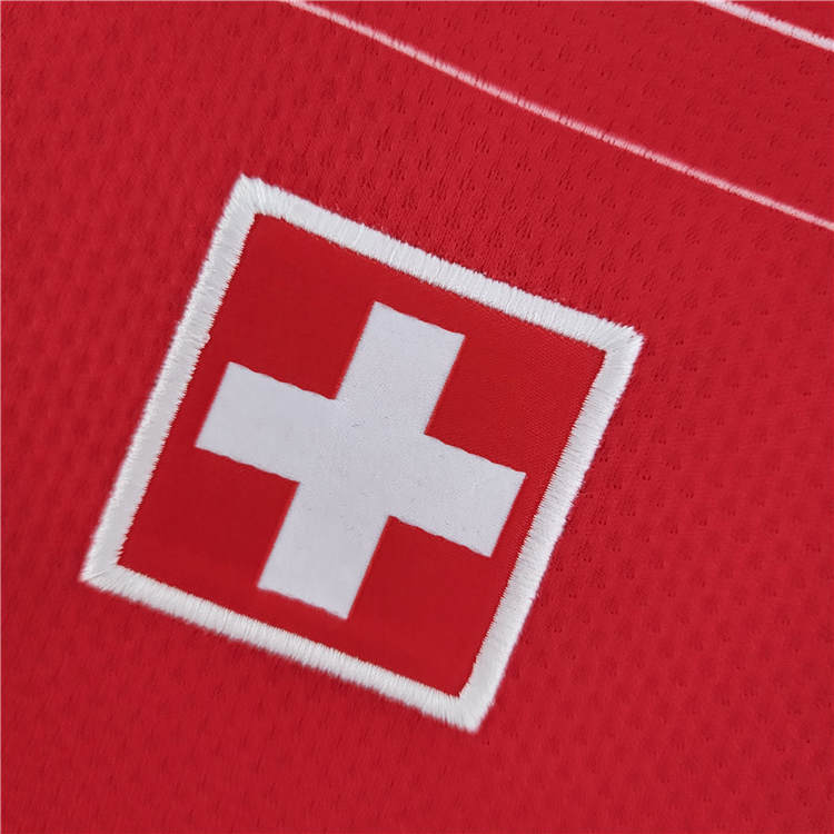Switzerland/Suisse World Cup 2022 Home Red Soccer Jersey Football Shirt - Click Image to Close