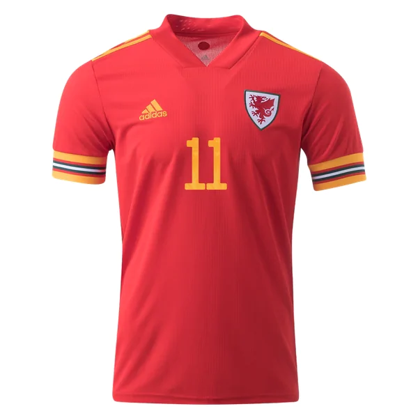 Wales Euro 2020 Home #11 BALE Soccer Jersey Shirt - Click Image to Close
