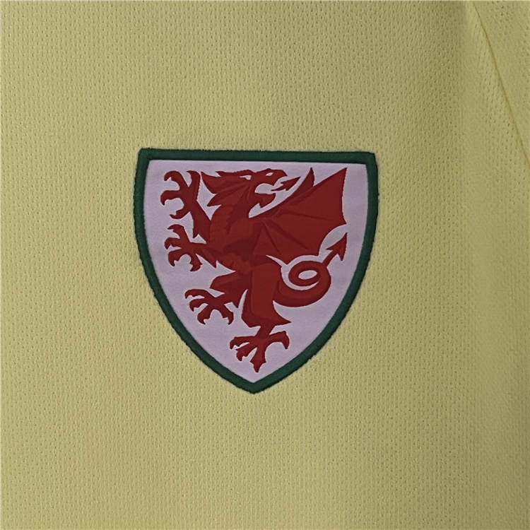 UEFA Euro 2024 Wales Football Shirt Away Soccer Jersey - Click Image to Close
