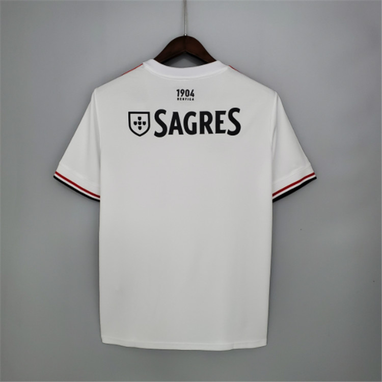 Benfica 21-22 Away White Soccer Jersey Football Shirt - Click Image to Close