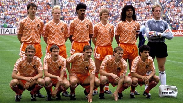 1988 Netherlands Home Retro Soccer Jersey Shirt