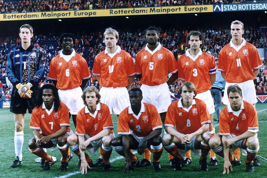 1996 Netherlands Home Retro Soccer Jersey Shirt - Click Image to Close