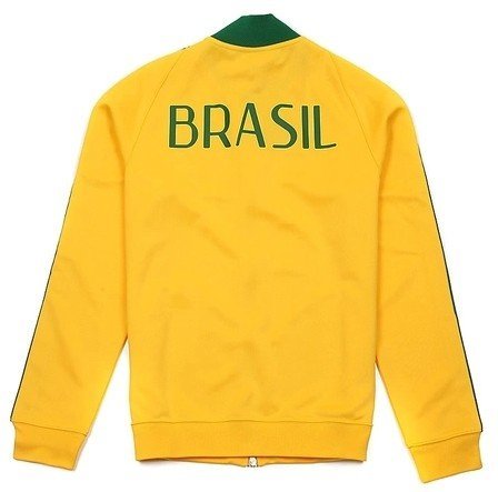 2014 Brazil N98 Yellow Track Jacket - Click Image to Close