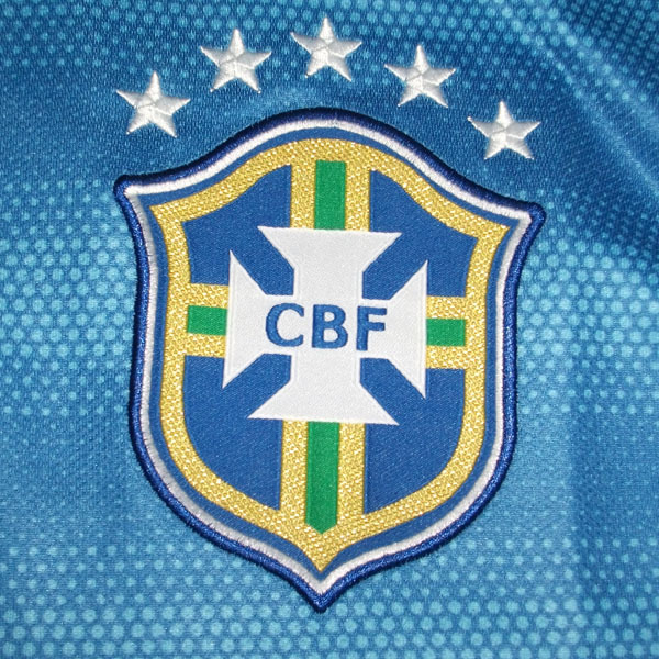 2014 World Cup Brazil Away Blue Jersey Shirt - Click Image to Close