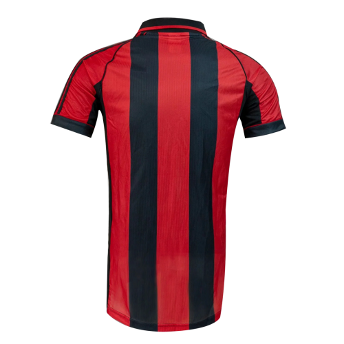 AC Milan 98-00 Red&Black Retro Soccer Jersey Shirt - Click Image to Close