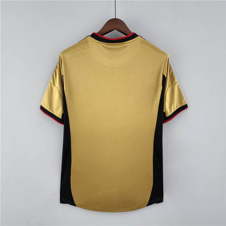 AC Milan 13-14 Retro Gold Football Shirt Soccer Jersey - Click Image to Close
