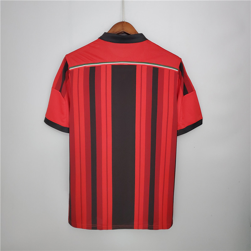 AC Milan 2014-15 Home Red Retro Soccer Shirt Jersey - Click Image to Close