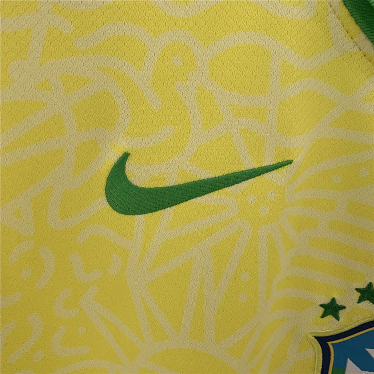 BRAZIL COPA AMERICA 2024 HOME YELLOW SOCCER JERSEY FOOTBALL SHIRT - Click Image to Close