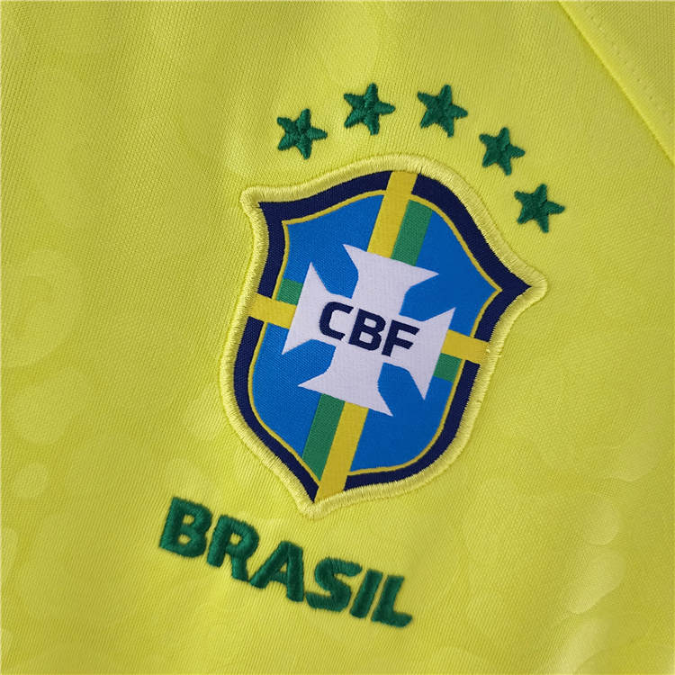 WOMEN'S BRAZIL WORLD CUP 2022 HOME YELLOW SOCCER SHIRT - Click Image to Close