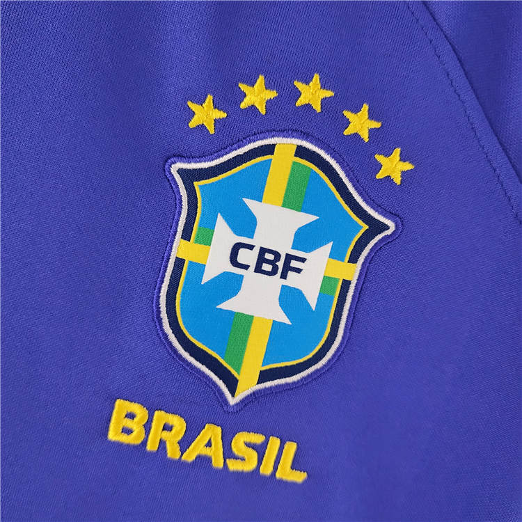 WOMEN'S BRAZIL WORLD CUP 2022 AWAY BLUE SOCCER SHIRT - Click Image to Close