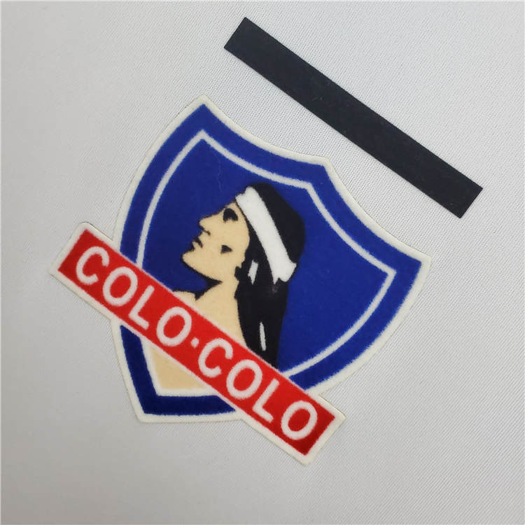 Colo-Colo Retro Soccer Jersey 1991 White Home Football Shirt - Click Image to Close