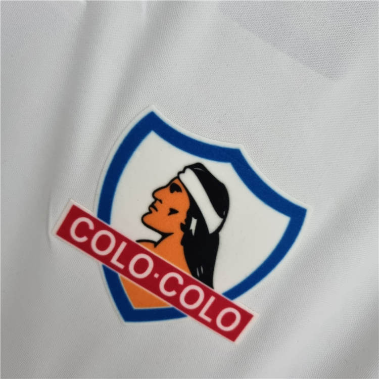 Colo-Colo Retro Soccer Jersey 1992 White Home Football Shirt - Click Image to Close