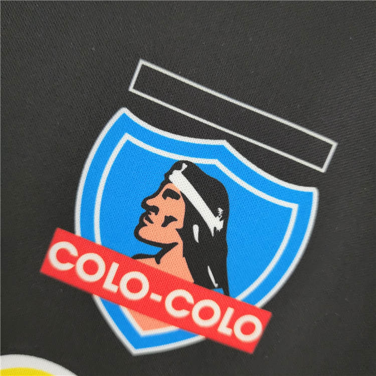 Colo-Colo Retro Soccer Jersey 1995 Away Long Sleeve Football Shirt - Click Image to Close