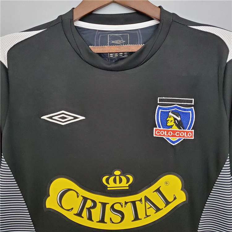 Colo-Colo Retro Soccer Jersey 2006 Black Away Football Shirt - Click Image to Close