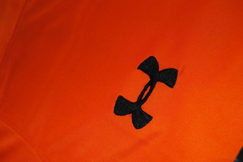 Under Armour Colo-Colo 2015-16 Third Soccer Jersey Orange - Click Image to Close