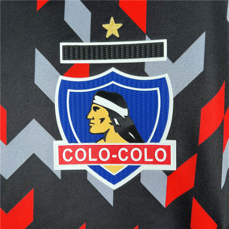 23/24 Colo-Colo Grey&Black Training Shirt - Click Image to Close