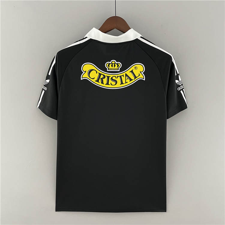 Colo-Colo Retro Soccer Jersey 92/93 Black Away Football Shirt - Click Image to Close