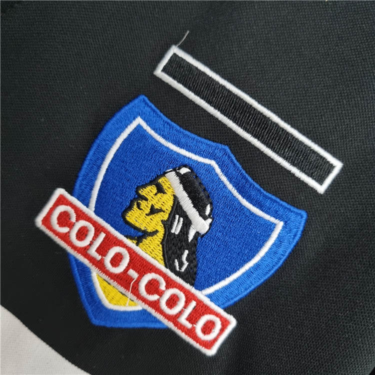 Colo-Colo Retro Soccer Jersey 96/97 Black Away Football Shirt - Click Image to Close