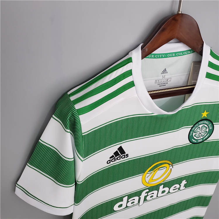 CELTIC 21-22 Home Kit Green Soccer Jersey Football Shirt - Click Image to Close