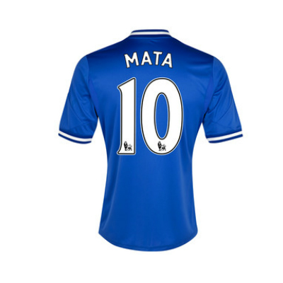 13-14 Chelsea #10 Mata Blue Home Soccer Jersey Shirt - Click Image to Close