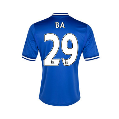 13-14 Chelsea #29 Ba Blue Home Soccer Jersey Shirt - Click Image to Close