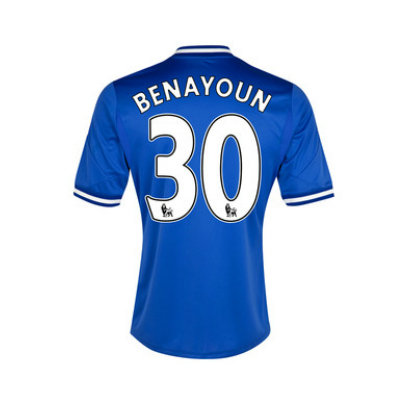 13-14 Chelsea #30 Benayoun Blue Home Soccer Jersey Shirt - Click Image to Close