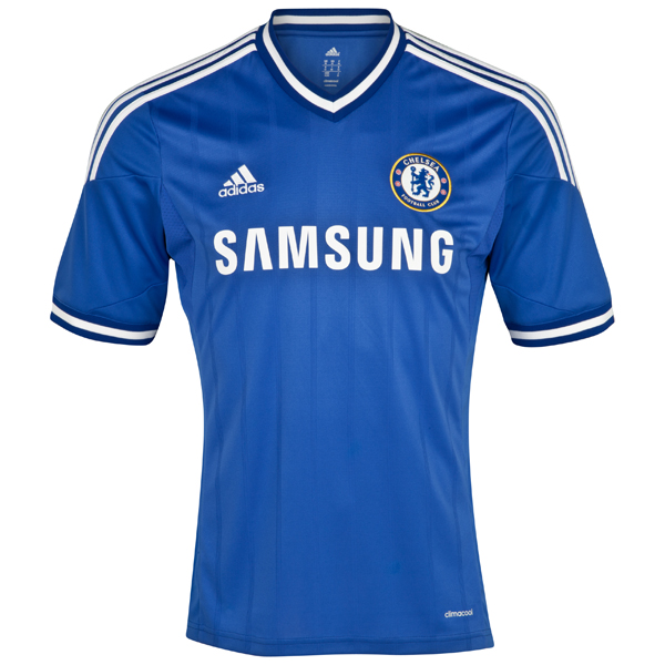 13-14 Chelsea Blue Home Soccer Jersey Shirt Replica - Click Image to Close