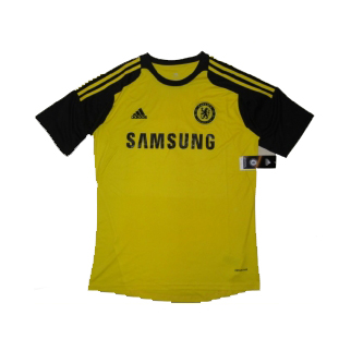 13-14 Chelsea Goalkeeper Yellow Jersey Shirt - Click Image to Close