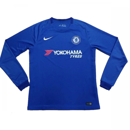 Chelsea Home 2017/18 LS Soccer Jersey Shirt