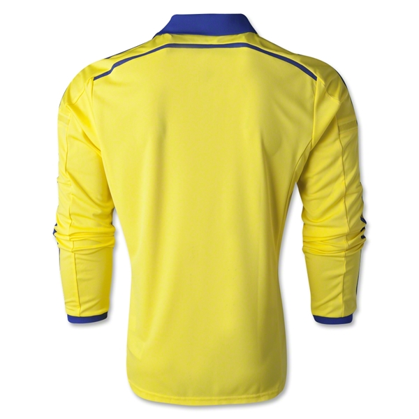 Chelsea 14/15 Long Sleeve Away Soccer Jersey - Click Image to Close