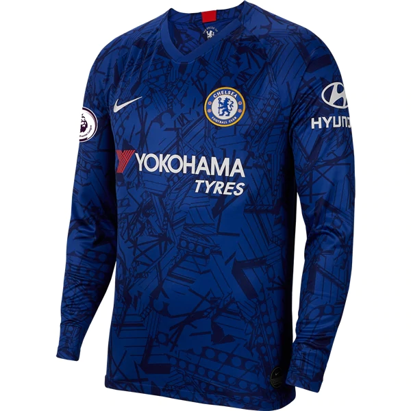 Chelsea Home 2019-20 Pulisic LS Soccer Jersey Shirt - Click Image to Close