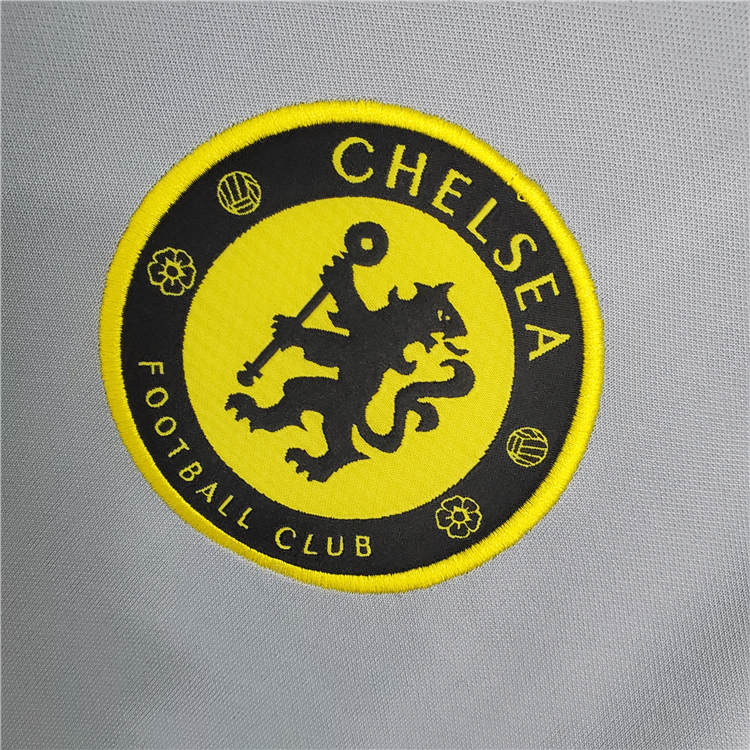 Chelsea 21-22 Soccer Jersey Grey Training Football Shirt - Click Image to Close