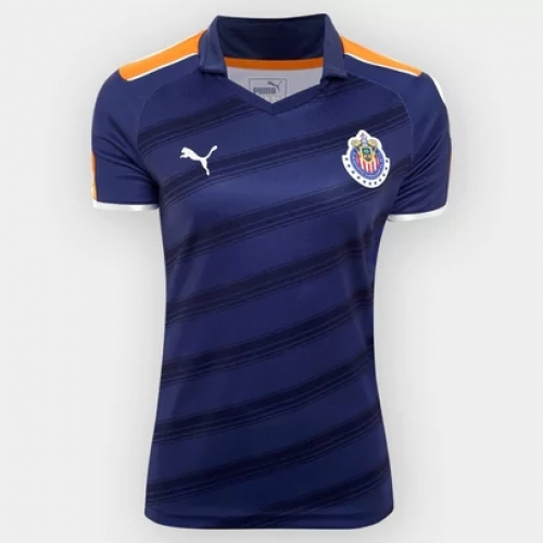 Women's Chivas Away 2016/17 Blue Soccer Jersey Shirt