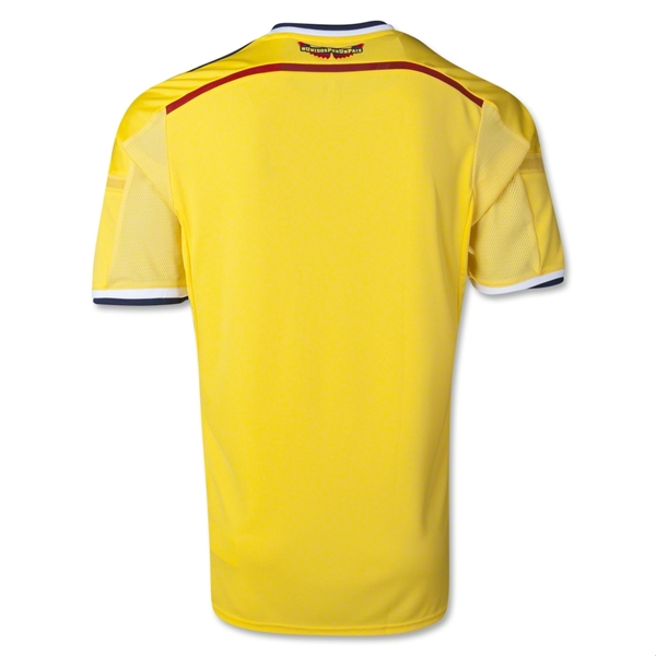 2014 World Cup Colombia Home Yellow Jersey Shirt - Click Image to Close